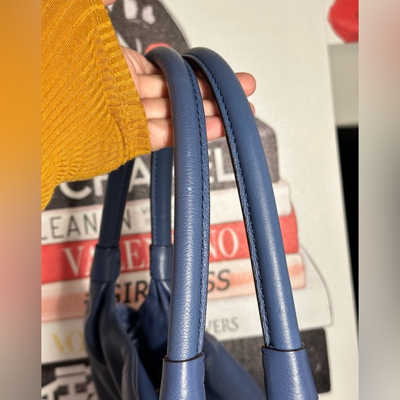 Kate Spade New York | Blue New York Baxter Street Stevie Leather Satchel - Picture 11 of 14